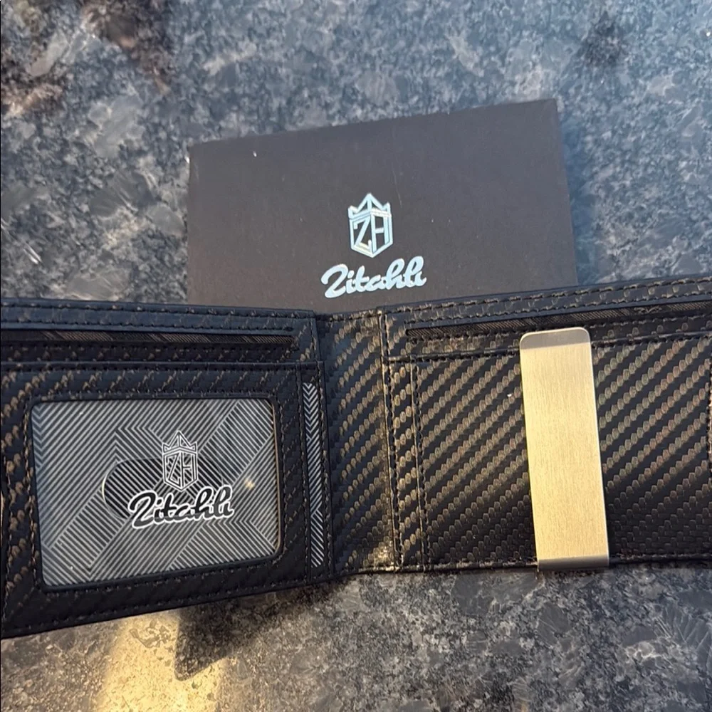 Black Money Clip Wallet